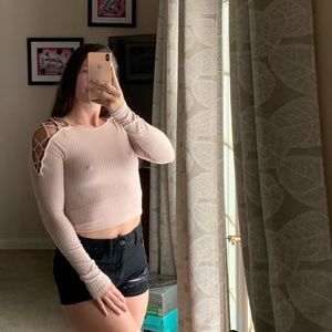 ✨ribbed long sleeved shirt✨